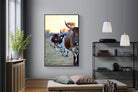 Follow The Leader-Wall_Art-120 x 180cm-Mounted Canvas-Black-Pixalot