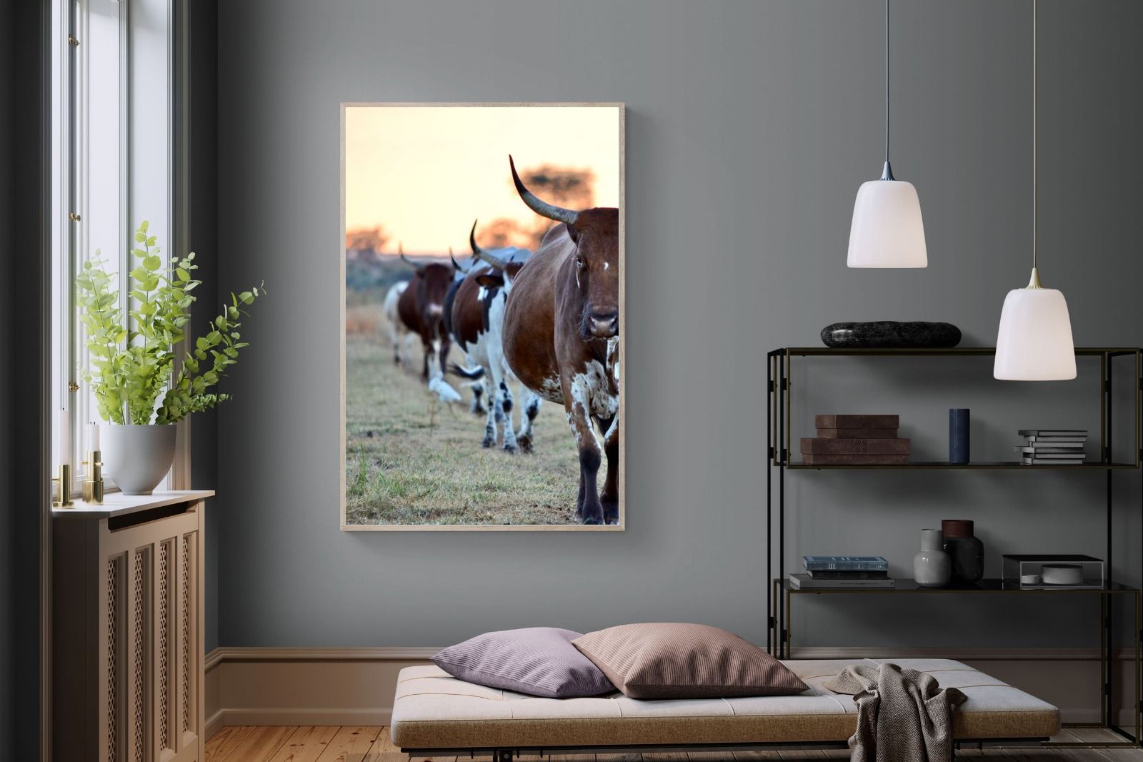 Follow The Leader-Wall_Art-120 x 180cm-Mounted Canvas-Wood-Pixalot