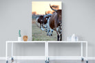 Follow The Leader-Wall_Art-90 x 120cm-Mounted Canvas-No Frame-Pixalot