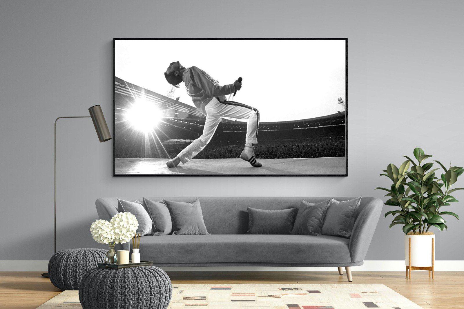 Freddy-Wall_Art-220 x 130cm-Mounted Canvas-Black-Pixalot