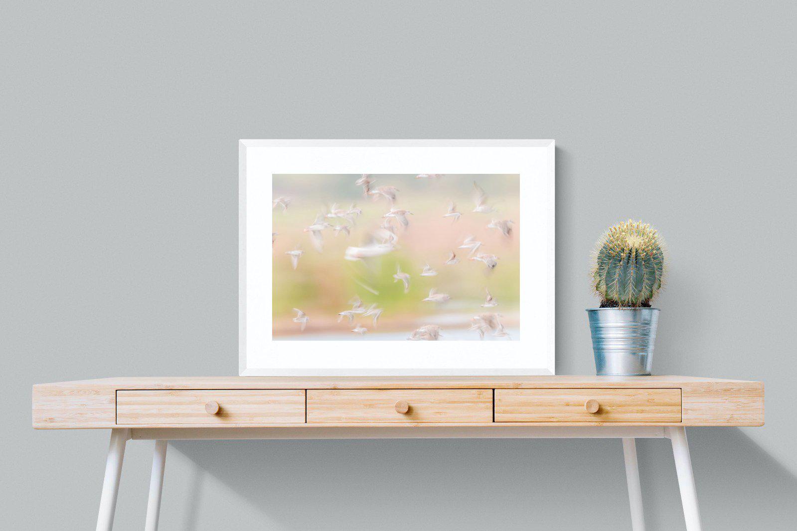 Frenzy-Wall_Art-80 x 60cm-Framed Print-White-Pixalot
