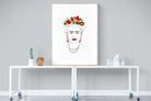 Frida Kahlo-Wall_Art-90 x 120cm-Framed Print-Wood-Pixalot