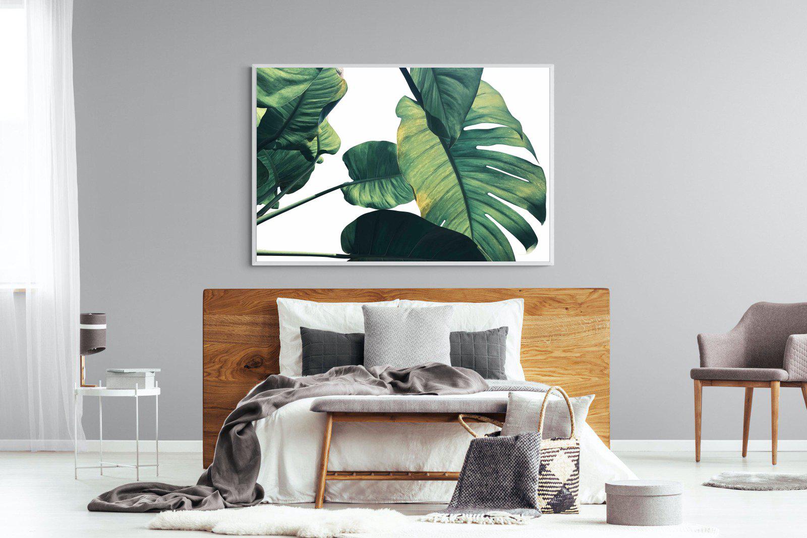 Frond & Light-Wall_Art-150 x 100cm-Mounted Canvas-White-Pixalot