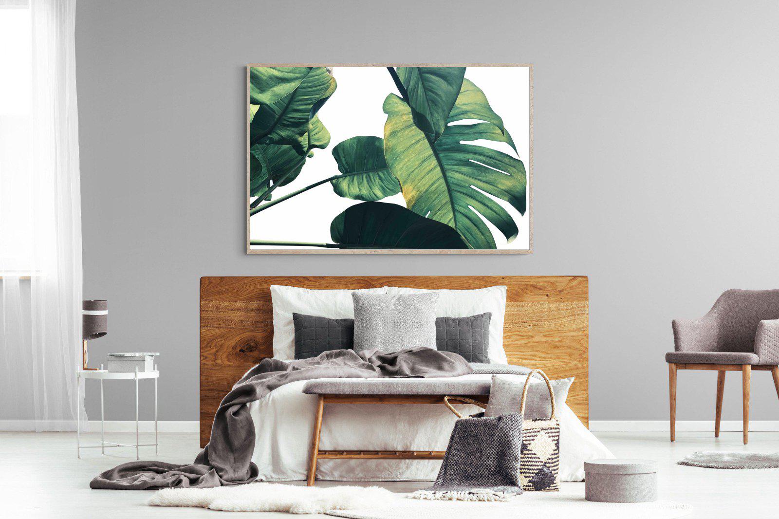 Frond & Light-Wall_Art-150 x 100cm-Mounted Canvas-Wood-Pixalot