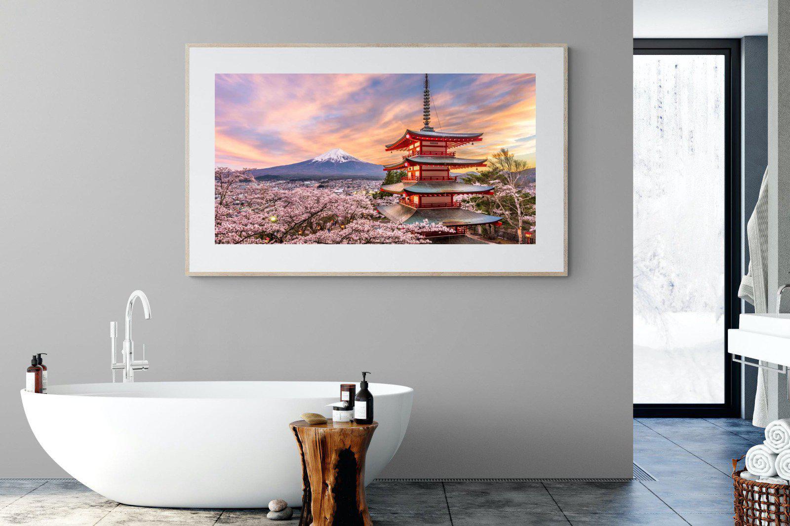 Fuji-Wall_Art-180 x 110cm-Framed Print-Wood-Pixalot