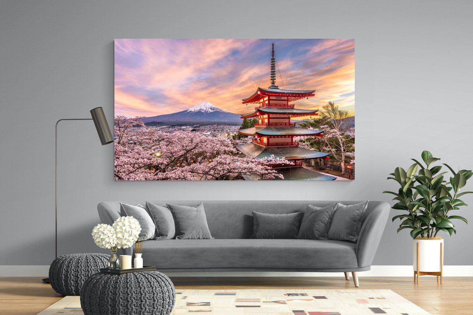 Fuji-Wall_Art-220 x 130cm-Mounted Canvas-No Frame-Pixalot