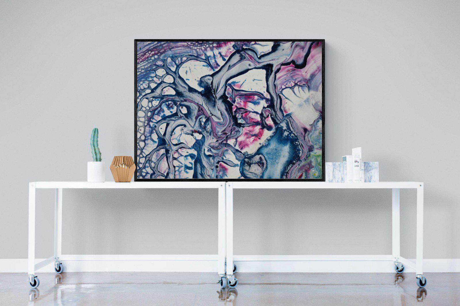 Fusion-Wall_Art-120 x 90cm-Mounted Canvas-Black-Pixalot