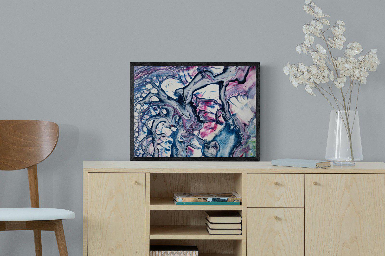 Fusion-Wall_Art-60 x 45cm-Mounted Canvas-Black-Pixalot