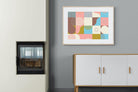 Geometric-Wall_Art-100 x 75cm-Framed Print-Wood-Pixalot