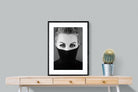 Girl in Black-Wall_Art-60 x 80cm-Framed Print-Black-Pixalot