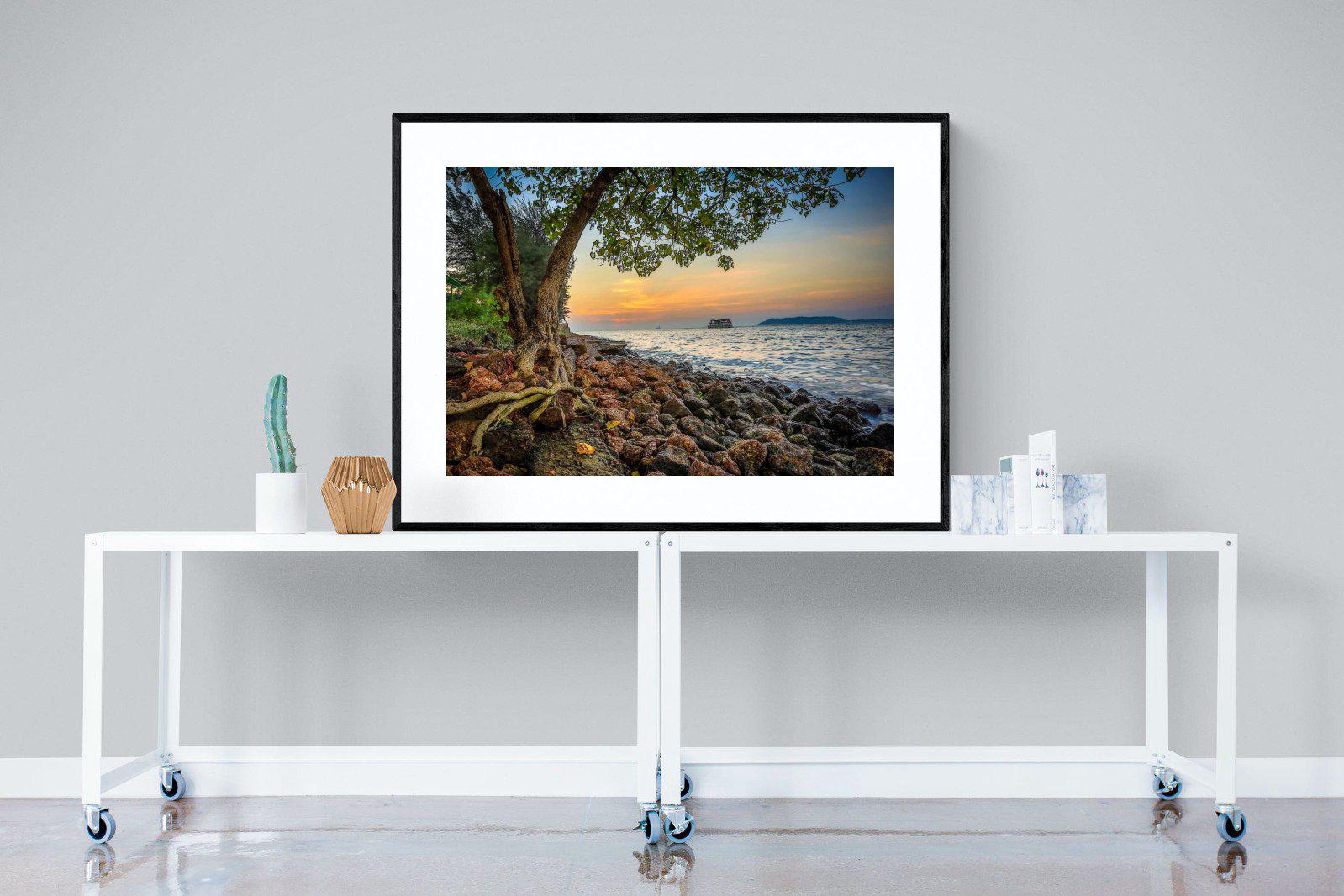 Goa-Wall_Art-120 x 90cm-Framed Print-Black-Pixalot