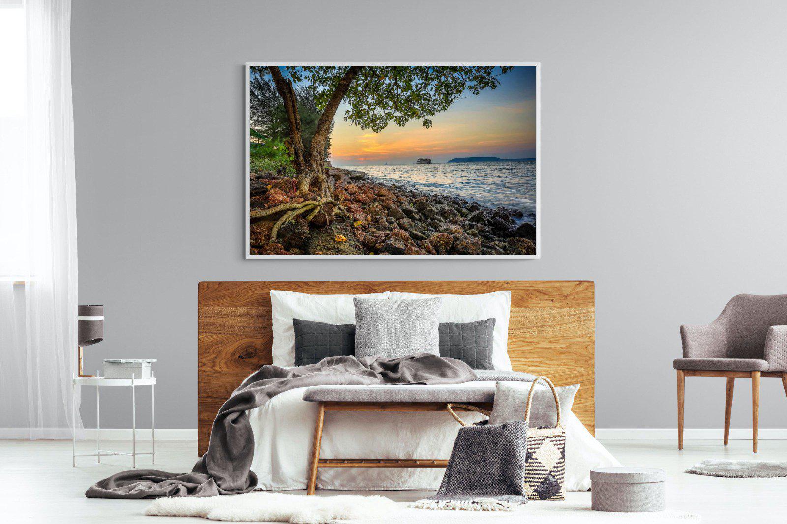 Goa-Wall_Art-150 x 100cm-Mounted Canvas-White-Pixalot