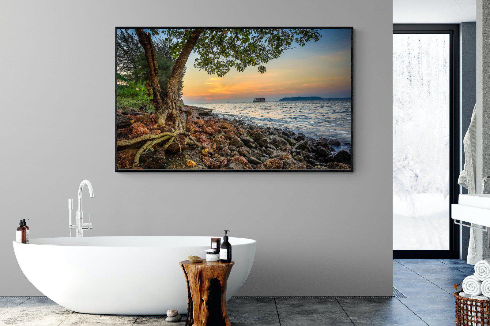 Goa-Wall_Art-180 x 110cm-Mounted Canvas-Black-Pixalot