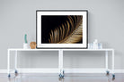 Gold Frond-Wall_Art-120 x 90cm-Framed Print-Black-Pixalot