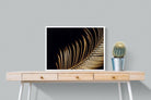 Gold Frond-Wall_Art-80 x 60cm-Mounted Canvas-White-Pixalot