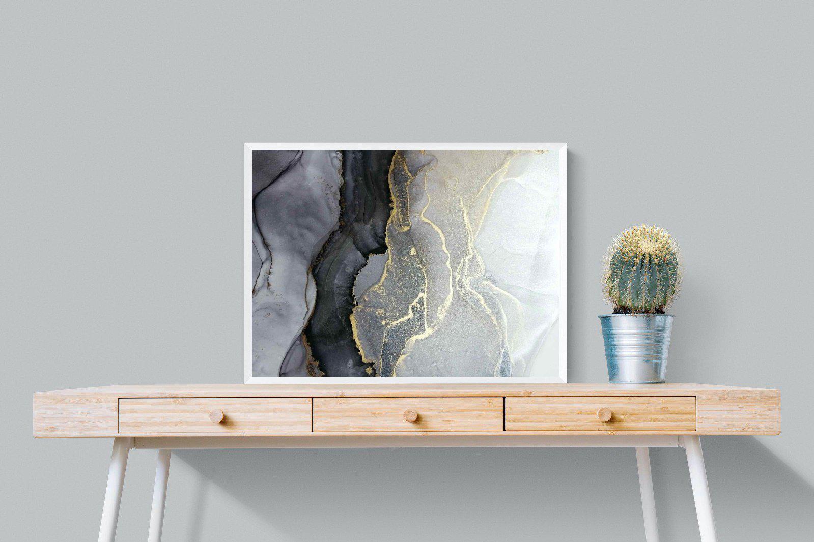 Gold Thread-Wall_Art-80 x 60cm-Mounted Canvas-White-Pixalot