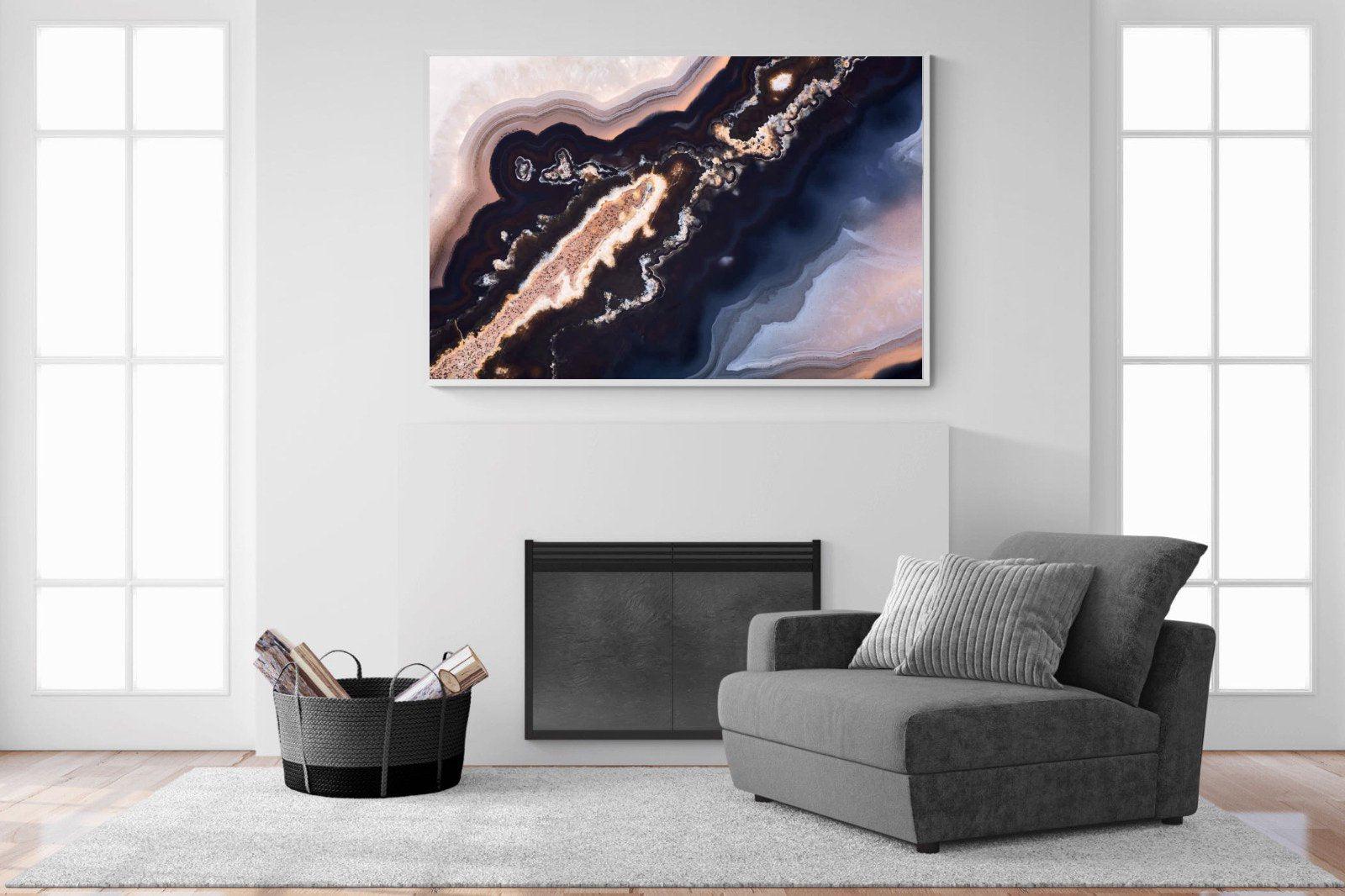 Gold Vein-Wall_Art-150 x 100cm-Mounted Canvas-White-Pixalot