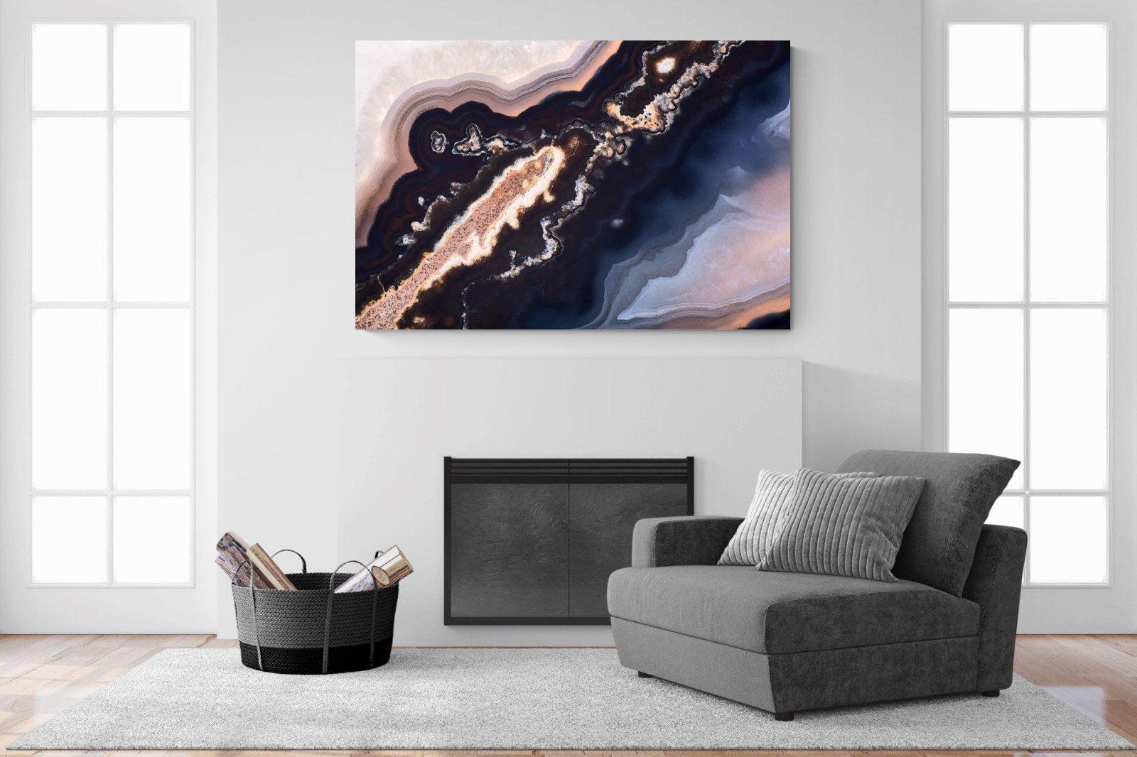 Gold Vein-Wall_Art-150 x 100cm-Mounted Canvas-No Frame-Pixalot