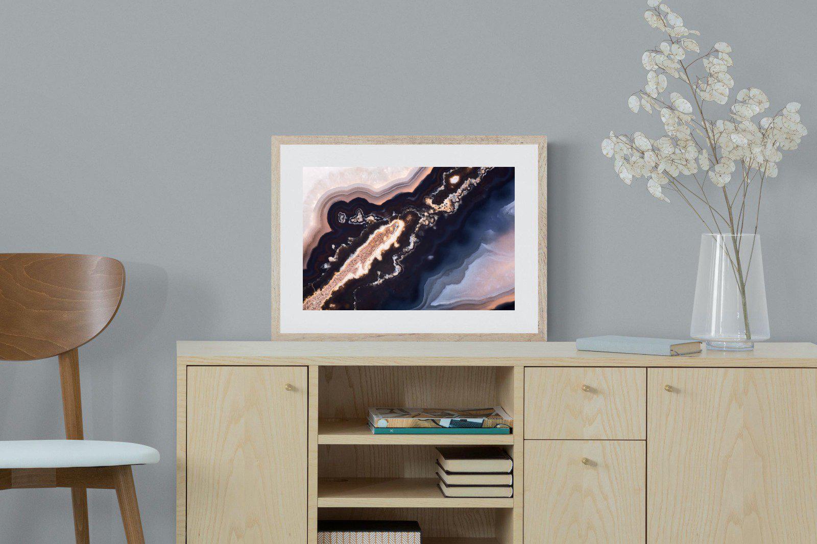 Gold Vein-Wall_Art-60 x 45cm-Framed Print-Wood-Pixalot