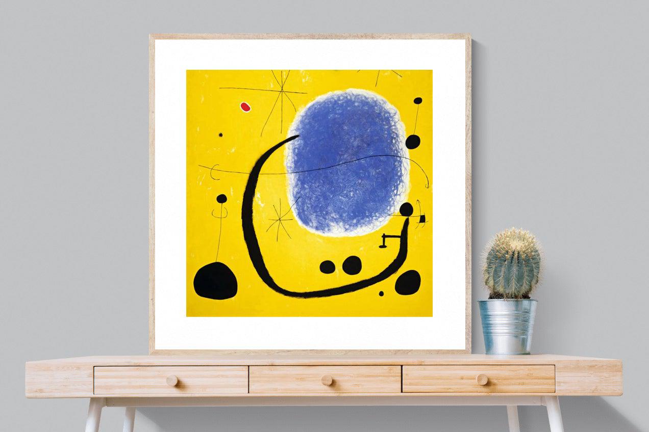 Gold of the Azure-Wall_Art-100 x 100cm-Framed Print-Wood-Pixalot