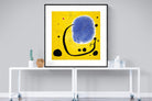 Gold of the Azure-Wall_Art-120 x 120cm-Framed Print-Black-Pixalot