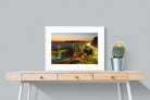 Golden Mile-Wall_Art-80 x 60cm-Framed Print-White-Pixalot