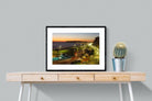 Golden Mile-Wall_Art-80 x 60cm-Framed Print-Black-Pixalot