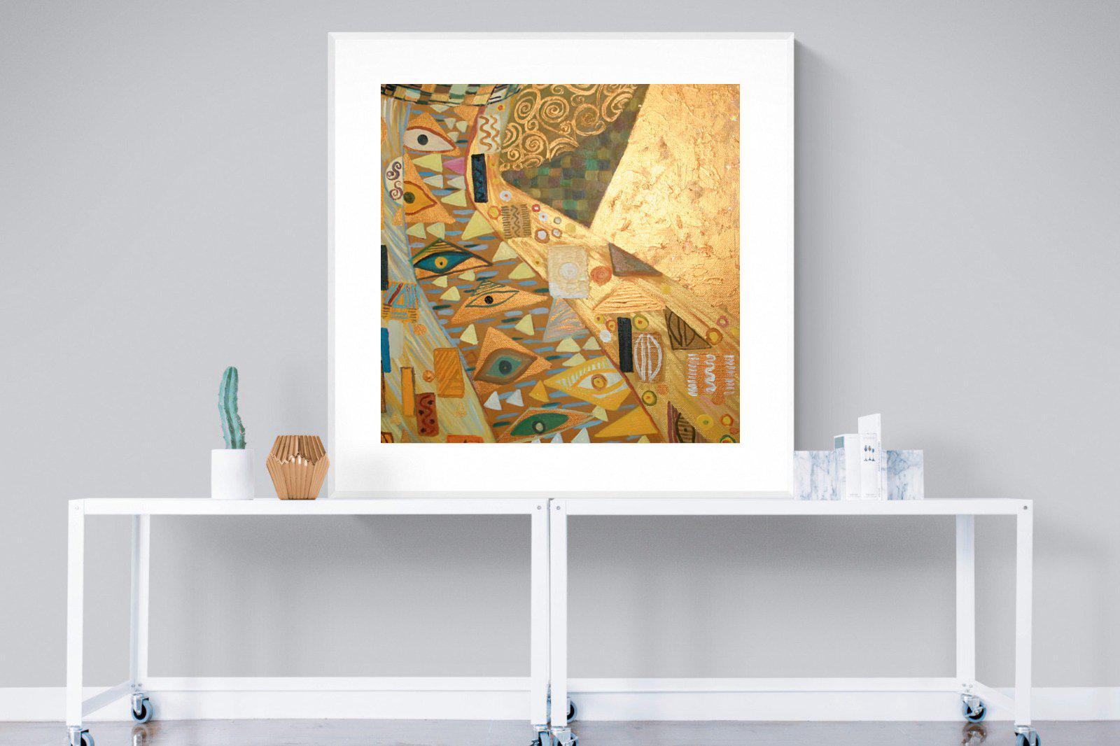 Golden-Wall_Art-120 x 120cm-Framed Print-White-Pixalot