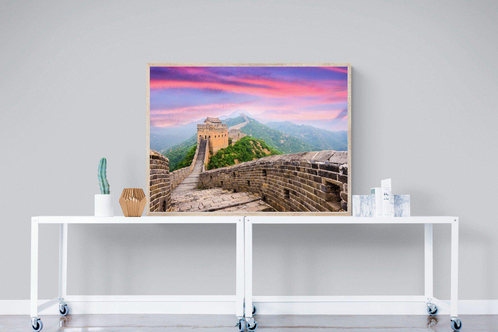 Great Wall-Wall_Art-120 x 90cm-Mounted Canvas-Wood-Pixalot