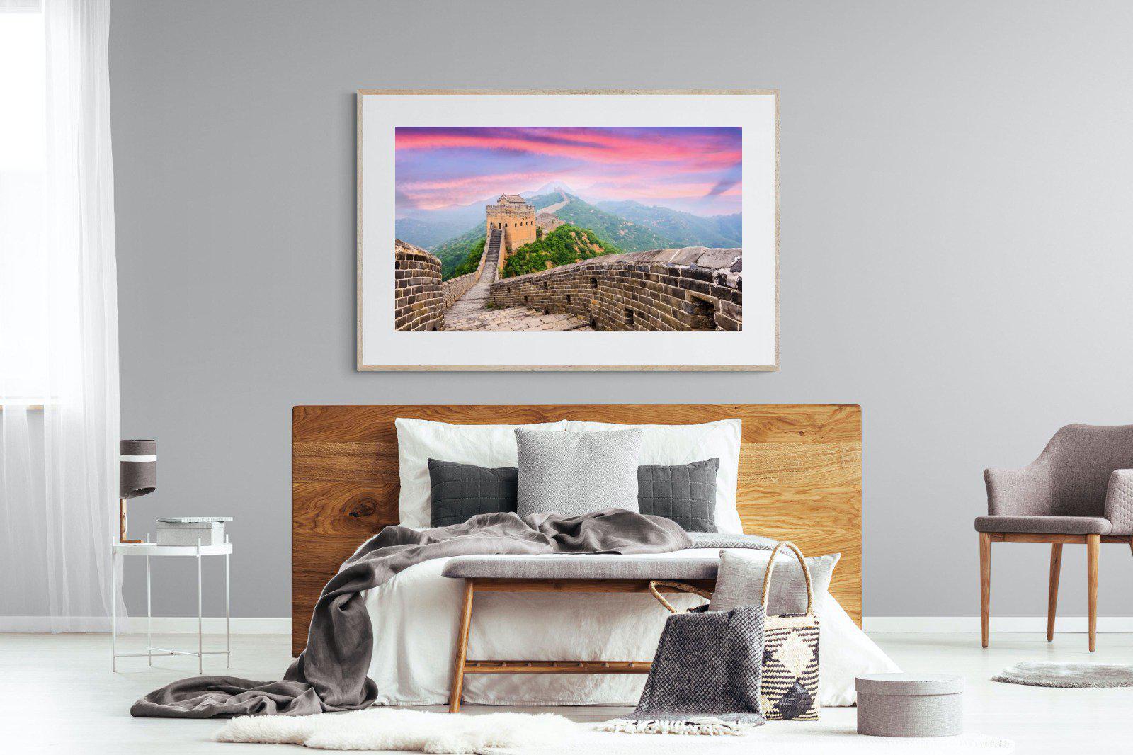 Great Wall-Wall_Art-150 x 100cm-Framed Print-Wood-Pixalot