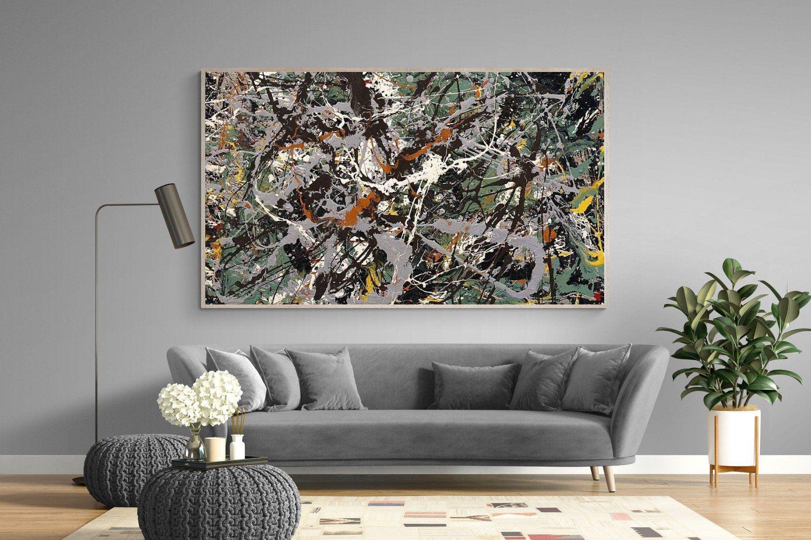 Green Silver-Wall_Art-220 x 130cm-Mounted Canvas-Wood-Pixalot