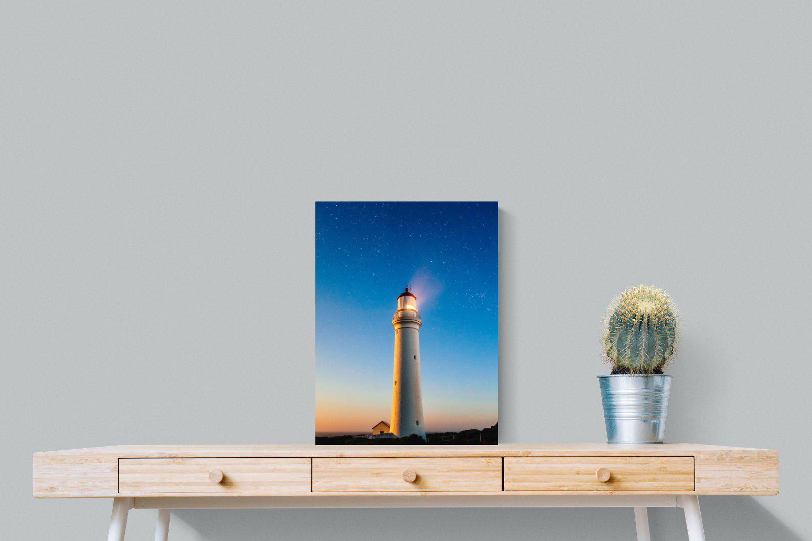 Guiding Light-Wall_Art-45 x 60cm-Mounted Canvas-No Frame-Pixalot