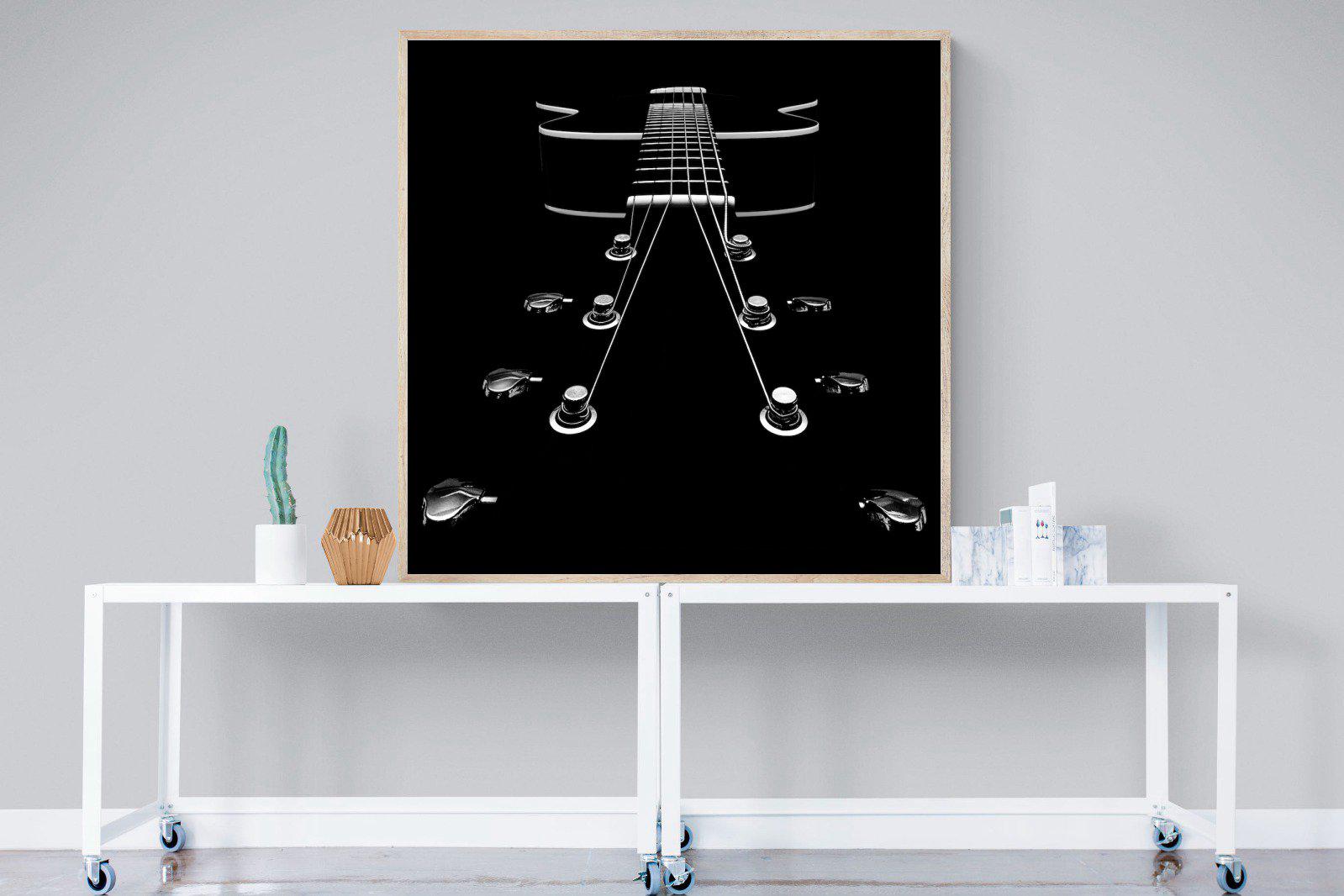 Guitar-Wall_Art-120 x 120cm-Mounted Canvas-Wood-Pixalot