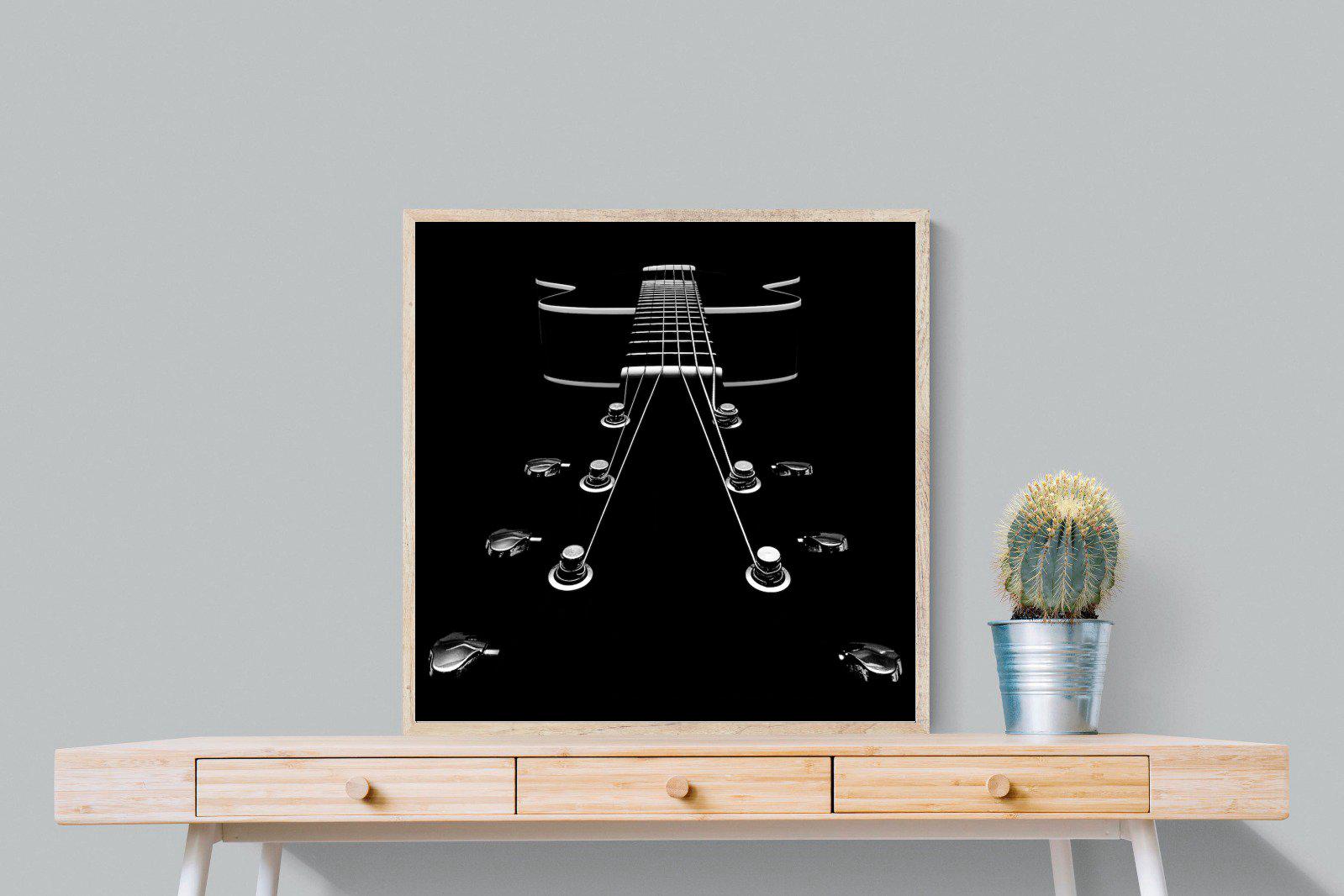 Guitar-Wall_Art-80 x 80cm-Mounted Canvas-Wood-Pixalot