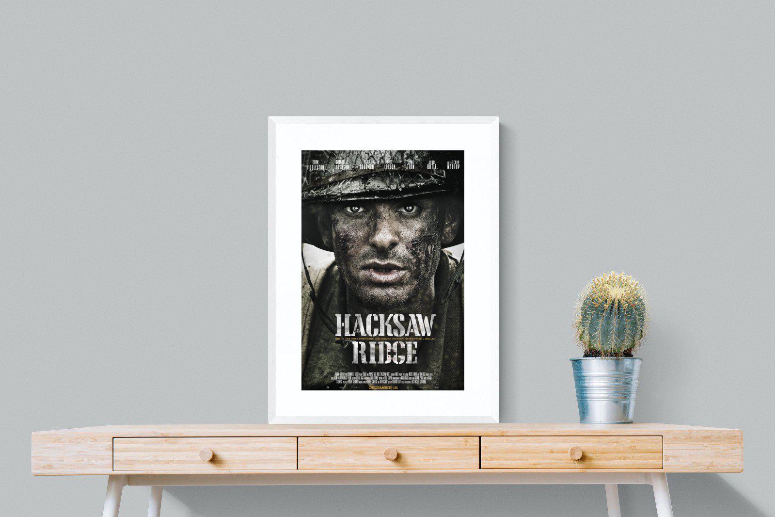 Hacksaw Ridge-Wall_Art-60 x 80cm-Framed Print-White-Pixalot