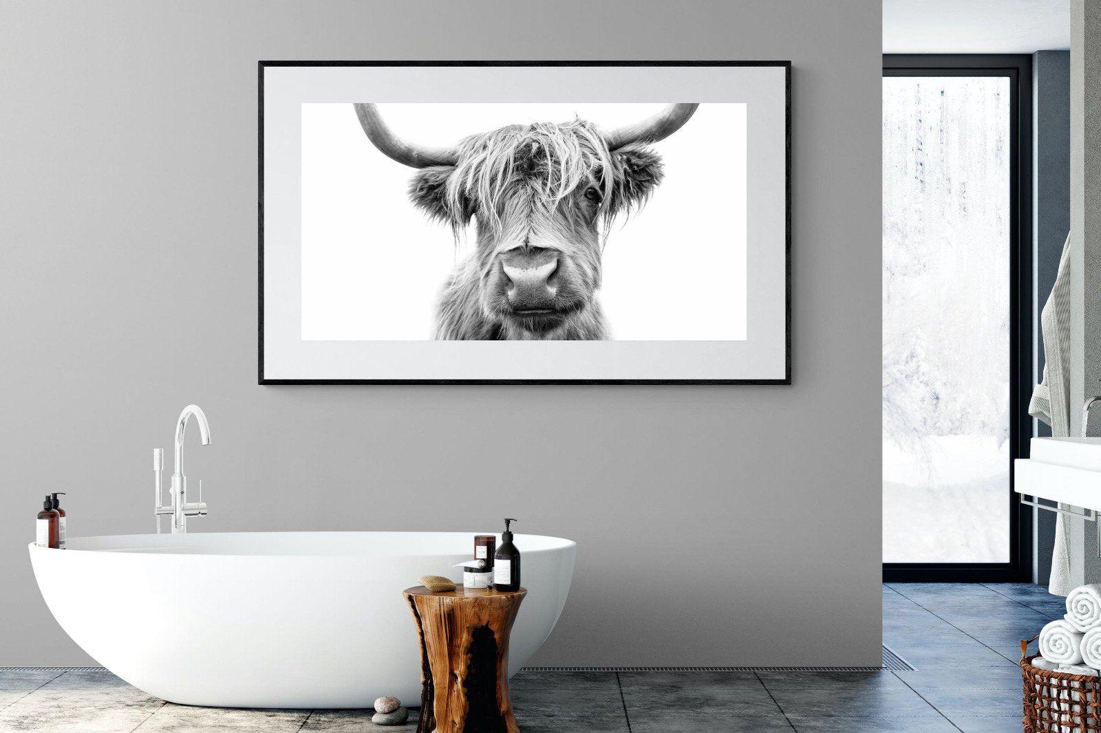 Hairy-Wall_Art-180 x 110cm-Framed Print-Black-Pixalot