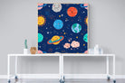 Happy Planets-Wall_Art-120 x 120cm-Mounted Canvas-Wood-Pixalot