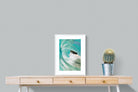 Heart of the Wave-Wall_Art-45 x 60cm-Framed Print-White-Pixalot