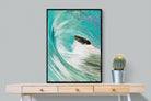 Heart of the Wave-Wall_Art-75 x 100cm-Mounted Canvas-Black-Pixalot