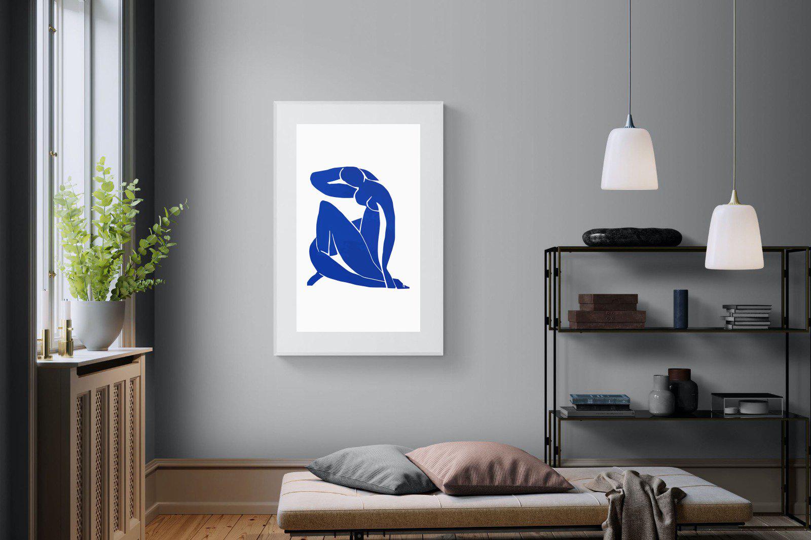 Henri Matisse-Wall_Art-100 x 150cm-Framed Print-White-Pixalot