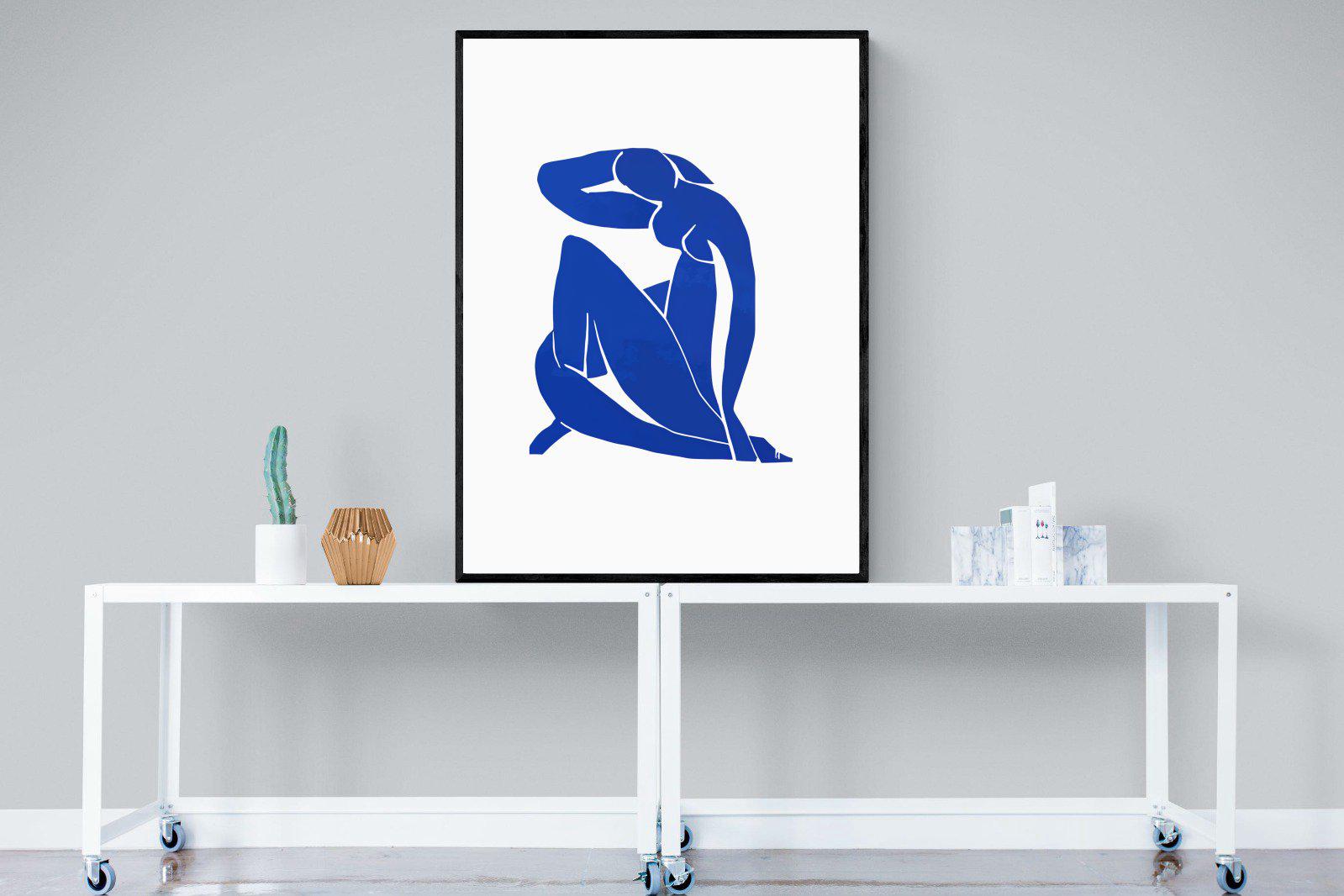 Henri Matisse-Wall_Art-90 x 120cm-Mounted Canvas-Black-Pixalot