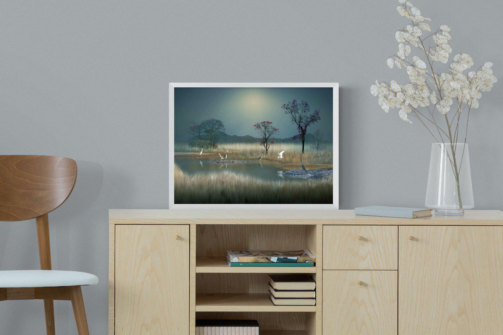 Hidden Calm-Wall_Art-60 x 45cm-Mounted Canvas-White-Pixalot