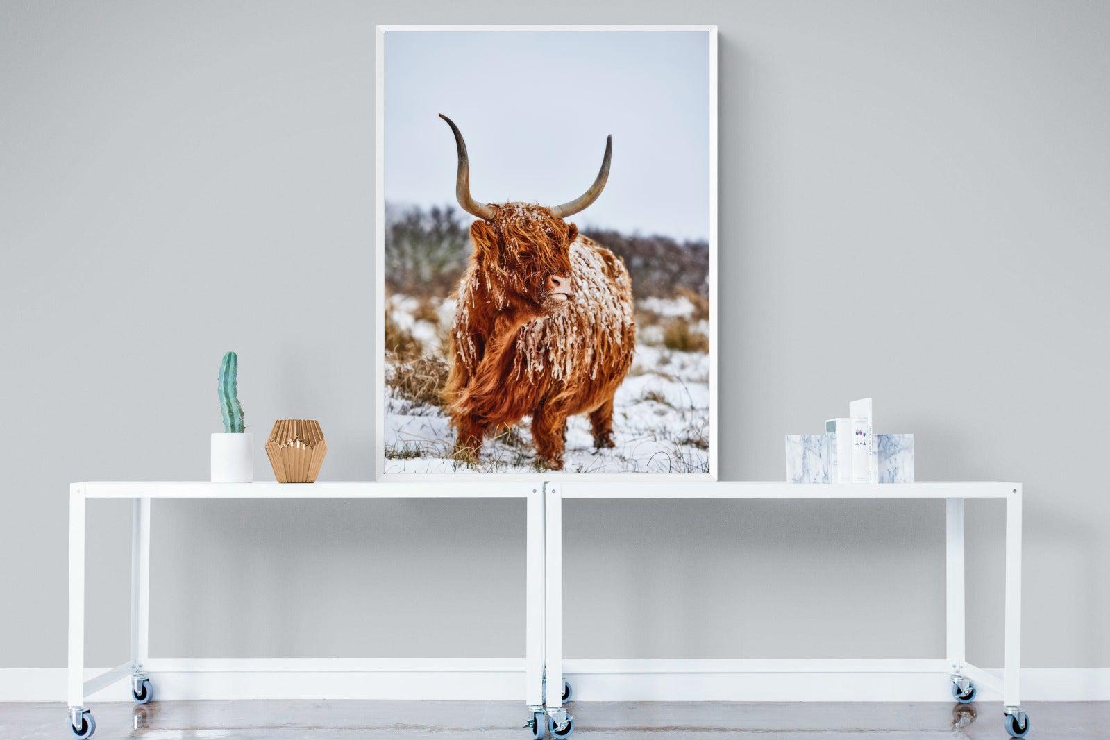 Highlander-Wall_Art-90 x 120cm-Mounted Canvas-White-Pixalot