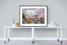Himeji Castle-Wall_Art-120 x 90cm-Framed Print-Black-Pixalot