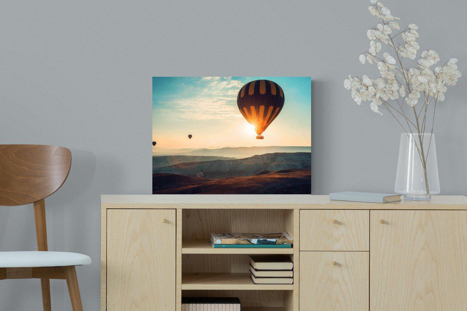 Hot Air-Wall_Art-60 x 45cm-Mounted Canvas-No Frame-Pixalot