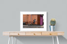 Hula Hooping Girl-Wall_Art-80 x 60cm-Framed Print-White-Pixalot