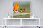 Hummingbird-Wall_Art-120 x 120cm-Mounted Canvas-Wood-Pixalot