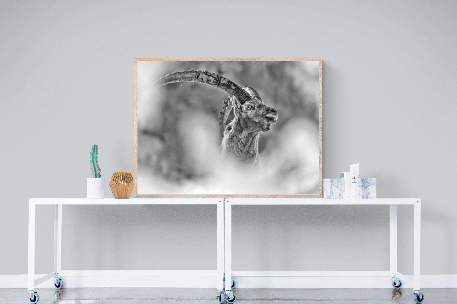 Ibex-Wall_Art-120 x 90cm-Mounted Canvas-Wood-Pixalot