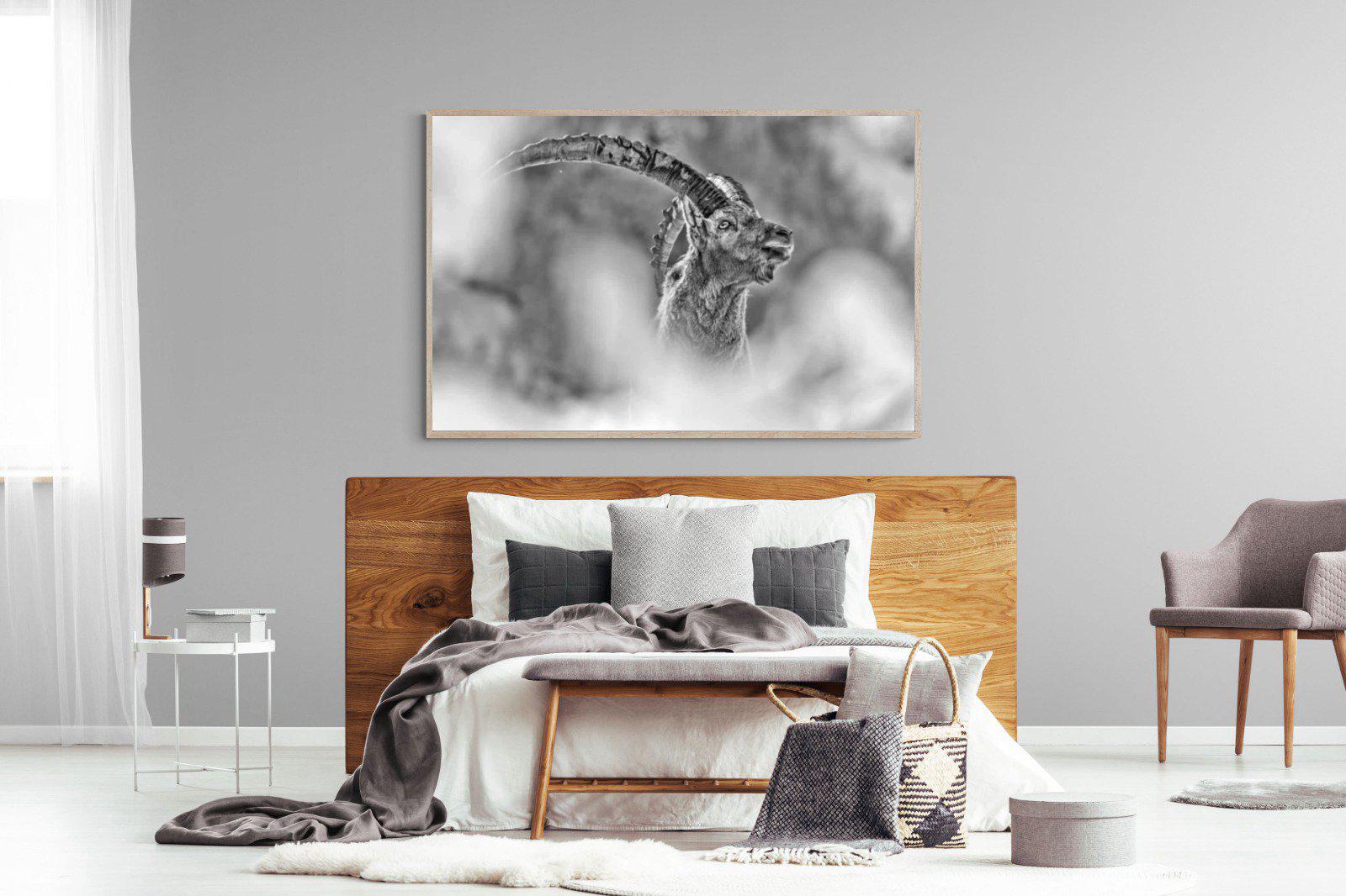 Ibex-Wall_Art-150 x 100cm-Mounted Canvas-Wood-Pixalot