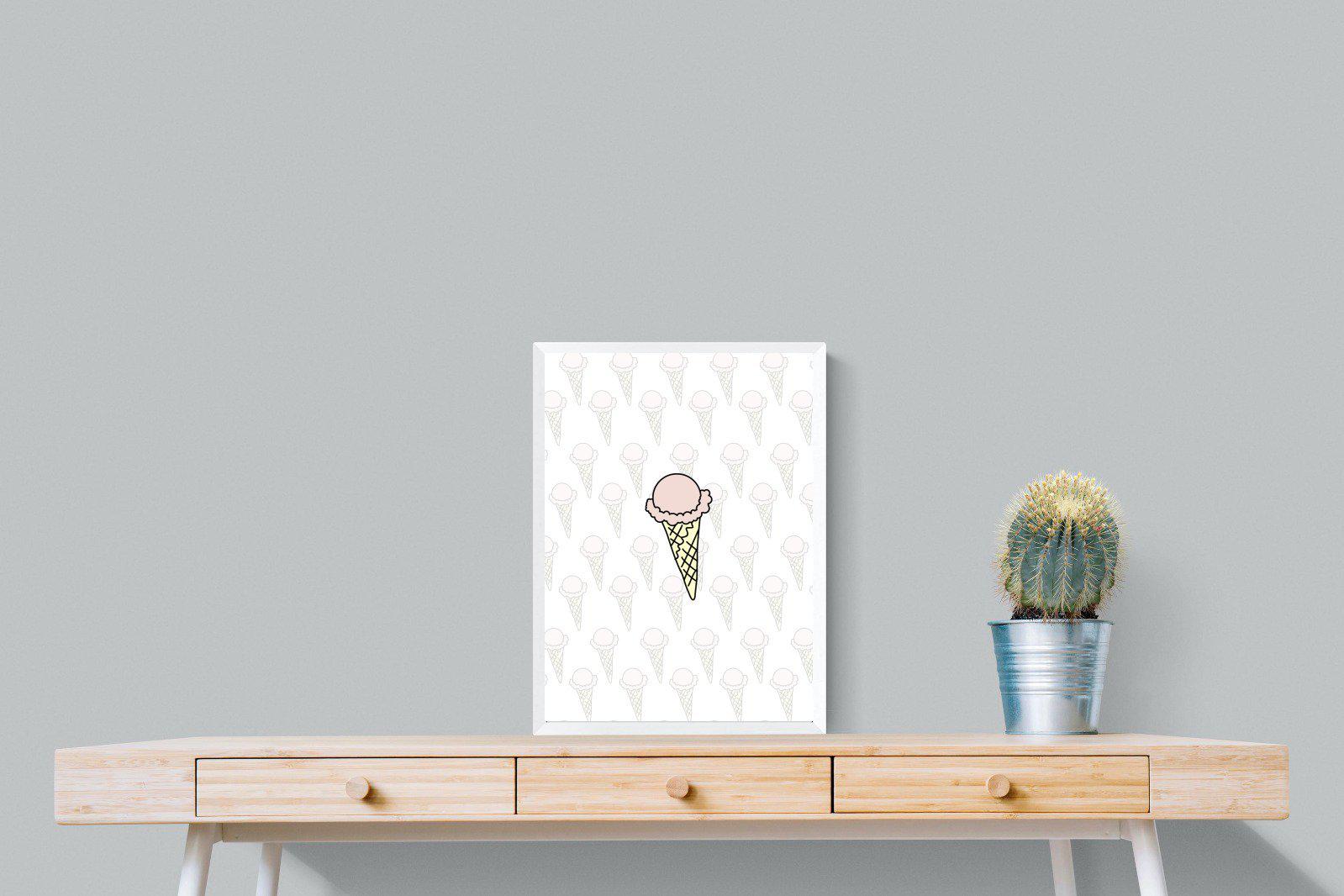 Ice Cream-Wall_Art-45 x 60cm-Mounted Canvas-White-Pixalot